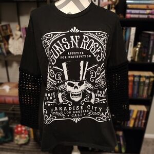 Guns N Roses Upcycled T-shirt